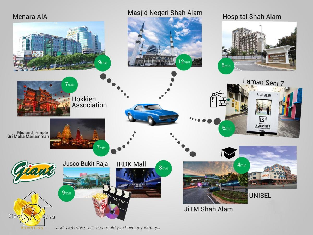 Sinar Rasa Homestay At I-Soho, I-City Shah Alam Exterior foto Shah Alam City Map